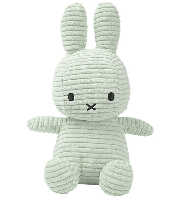 Bon Ton Toys Bamse - 23 cm - Miffy ECO Corduroy - Soft Jade
