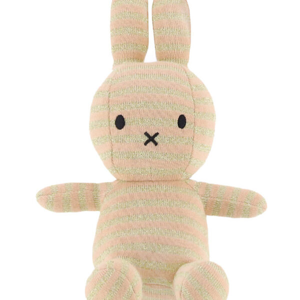 Bon Ton Toys Bamse - 23 cm - Miffy Organic Cotton - Stripe Pink Bon Ton Toys Bamse - 23 cm - Miffy Organic Cotton - Stripe Pink