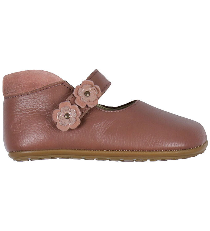 Bundgaard Ballerina Skindfutter - Wide Fit - Aya Flower - Rose