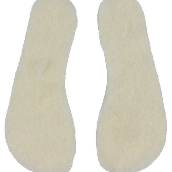 Bundgaard Uldsåler m. Termo - Hvid Bundgaard Uldsåler m. Termo - Hvid