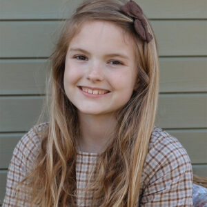 By Stær Hårspænde m. Sløjfe - Alvilda - 8x5 cm - Brun