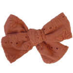 By Stær Hårspænde m. Sløjfe - Alvilda - 8x5 cm - Rust