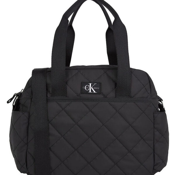 Calvin Klein Pusletaske - Quiltet - Ck Black