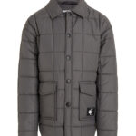 Calvin Klein Termojakke - Quilted Badge - Mørkegrå