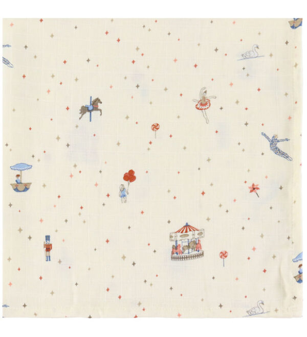 Cam Cam Babysvøb - Musselin - 120x120 cm - Carousel