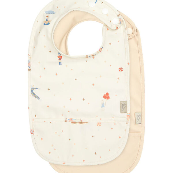 Cam Cam Hagesmække m. Lomme - 2-pak - Carousel