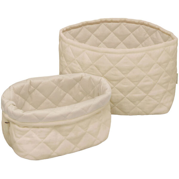 Cam Cam Opbevaringskurve - 2-pak - 22x15/24x17 cm - Praline