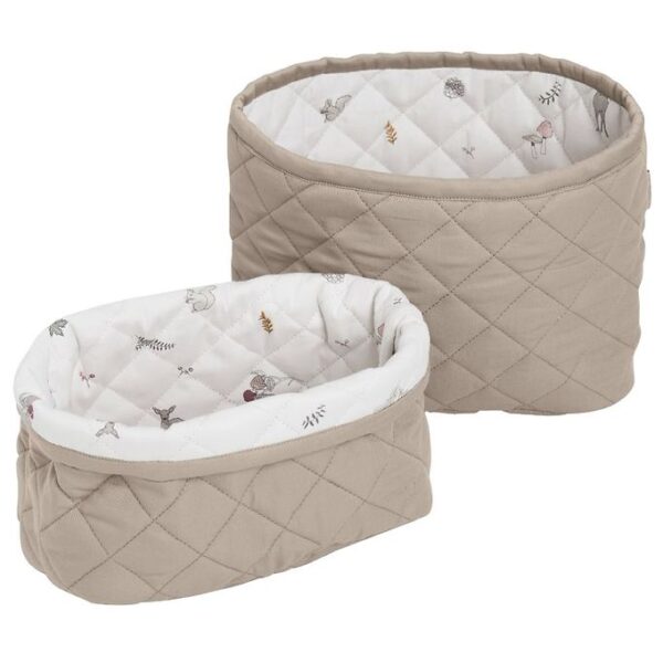 Cam Cam Opbevaringskurve - 2 stk - 22x15/24x17 cm - Hazel