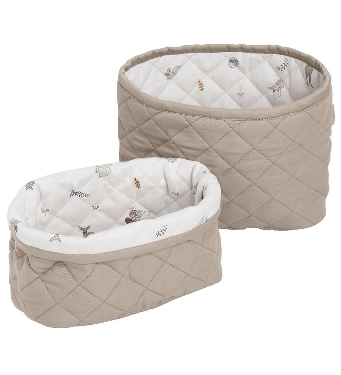 Cam Cam Opbevaringskurve - 2 stk - 22x15/24x17 cm - Hazel