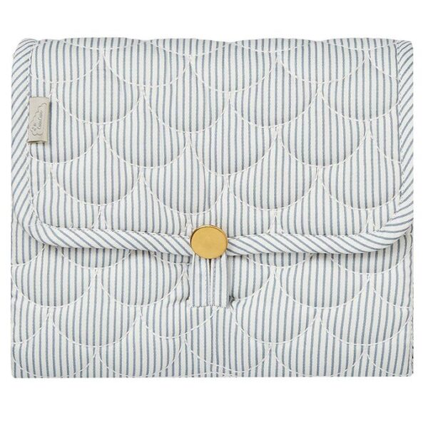 Cam Cam Pusleunderlag - Quilted - 70x44 cm - Classic Stripes Blu
