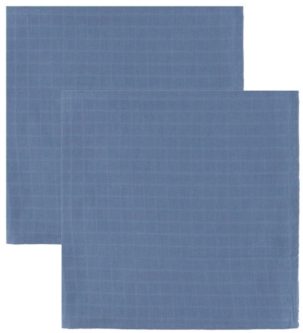 Cam Cam Stofbleer - 70x70 cm - 2-pak - Deep Blue