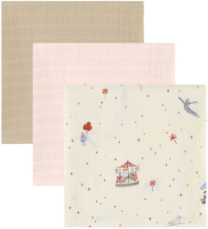 Cam Cam Stofbleer - 70x70 cm - 3-pak - Carousel Cam Cam Stofbleer - 70x70 cm - 3-pak - Carousel