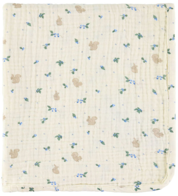 Cam Cam Tæppe - Musselin - 100x100 cm - Blueberries