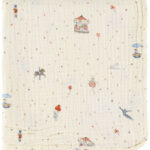 Cam Cam Tæppe - Musselin - 100x100 cm - Carousel