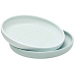 Cam Cam Tallerkener - Silikone - 2-pak - Regnbue - Blue Mix