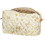Cam Cam Toilettaske - Stor - Beige m. Blade/Sommerfugle