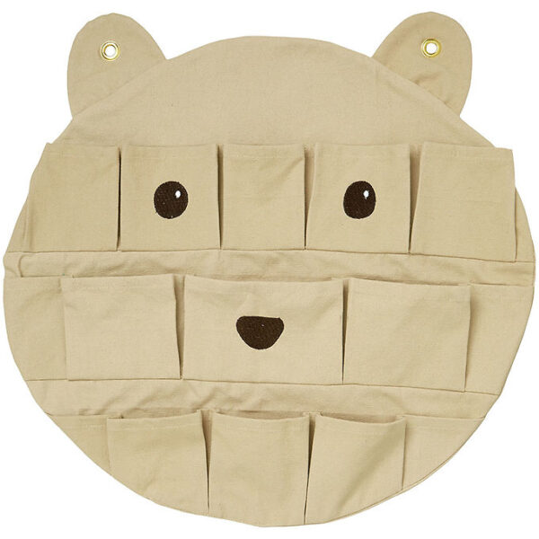 Cam Cam Vægopbevaring - Bear - Ø50 cm - Latte Cam Cam Vægopbevaring - Bear - Ø50 cm - Latte