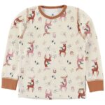 CeLaVi Bluse - Uld/Bambus - Adobe