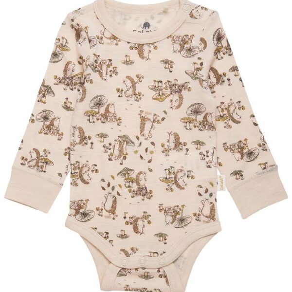 CeLaVi Body l/æ - Loden Green m. Pindsvin og Svampe