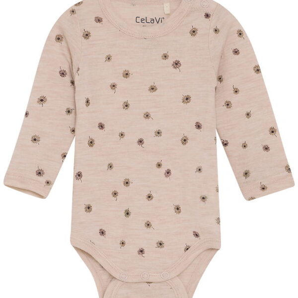 CeLaVi Body l/æ - Uld - Rose Dust m. Blomster CeLaVi Body l/æ - Uld - Rose Dust m. Blomster