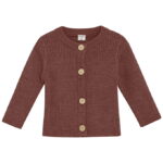CeLaVi Cardigan - Uld - Marron