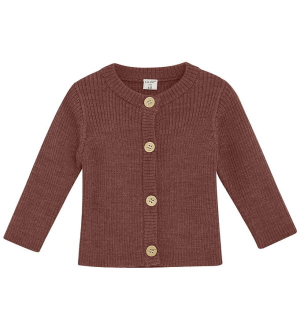 CeLaVi Cardigan - Uld - Marron