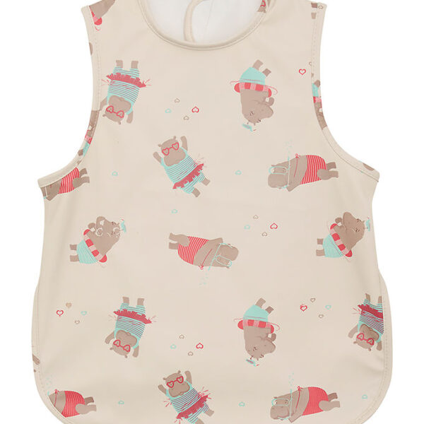 CeLaVi Forklæde - PU - Warm Taupe m. Flodheste