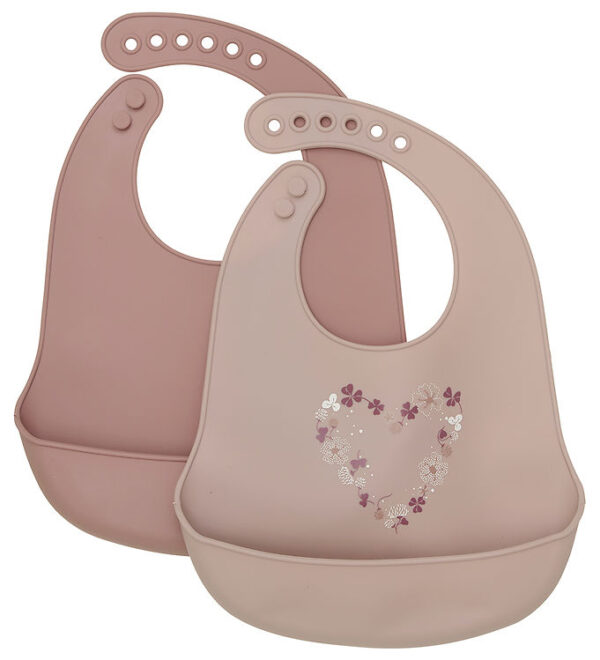 CeLaVi Hagesmæk - 2-pak - Silikone - Burlwood CeLaVi Hagesmæk - 2-pak - Silikone - Burlwood