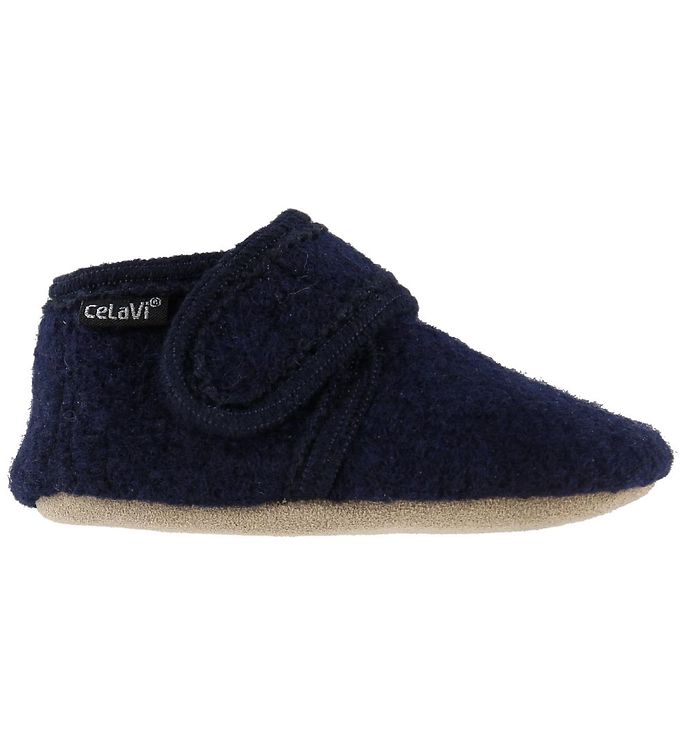 CeLaVi Hjemmesko - Uld - Navy CeLaVi Hjemmesko - Uld - Navy