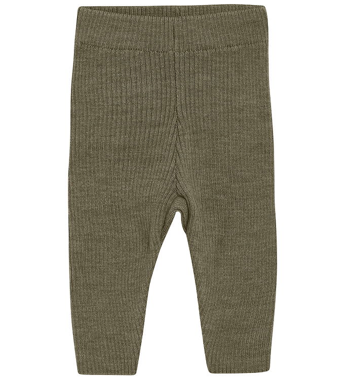 CeLaVi Leggings - Uld - Dusky Green CeLaVi Leggings - Uld - Dusky Green