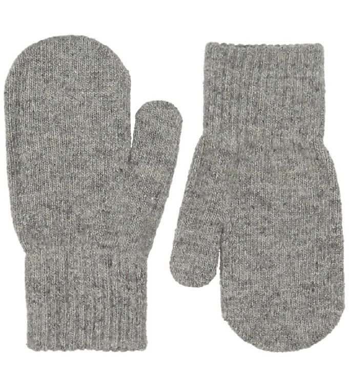 CeLaVi Luffer - Uld/Nylon - Gråmeleret CeLaVi Luffer - Uld/Nylon - Gråmeleret