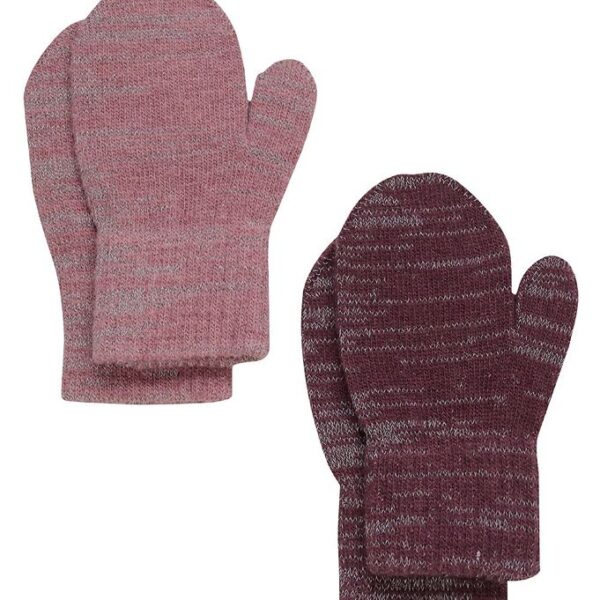 CeLaVi Luffer - Uld/Polyester - 2-pak - Rose Brown m. Refleks CeLaVi Luffer - Uld/Polyester - 2-pak - Rose Brown m. Refleks