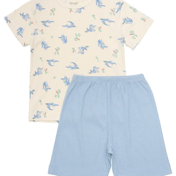 CeLaVi Nattøj - 2-delt - Dusty Blue