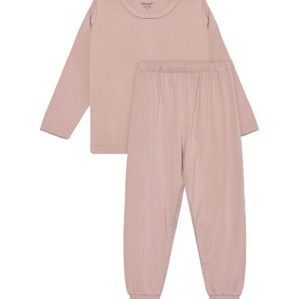 CeLaVi Nattøj - 2-delt - Viskose - Shadow Gray