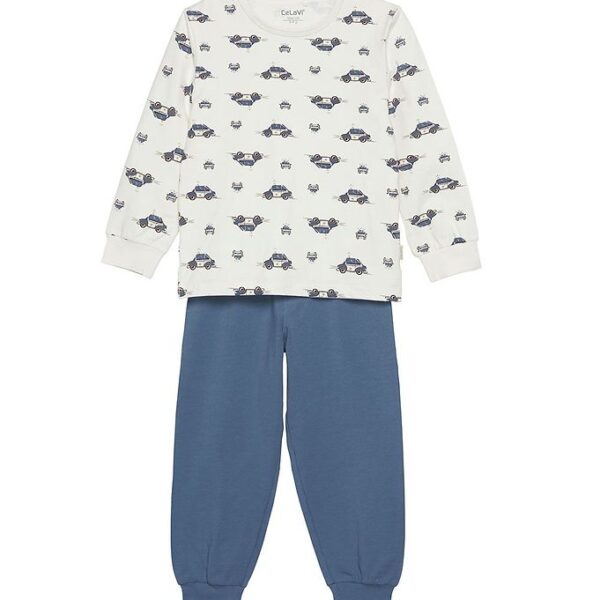 CeLaVi Nattøj - Blue Fushion m. Politibiler