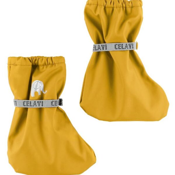 CeLaVi Overtrækssko m. Fleece - PU - Gul
