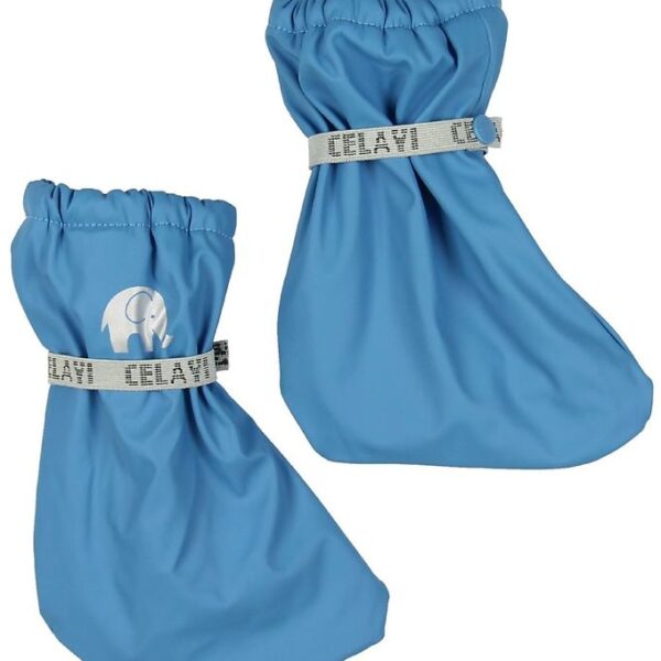 CeLaVi Overtrækssko m. Fleece - PU - Støvet Blå