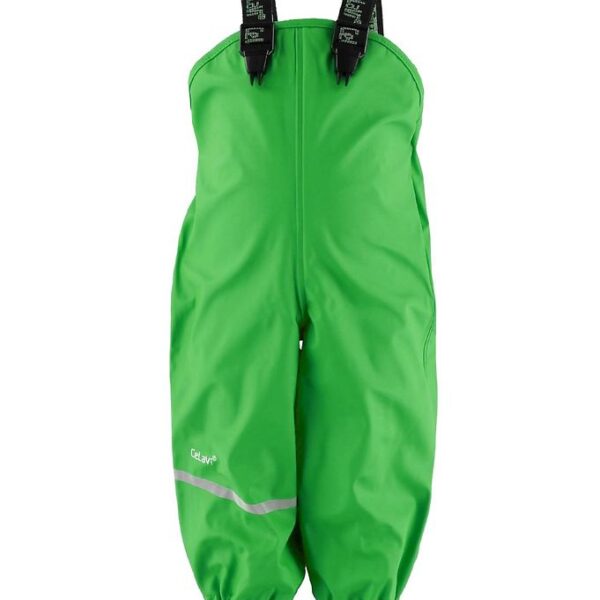 CeLaVi Regnbukser m. Seler - PU - Grøn