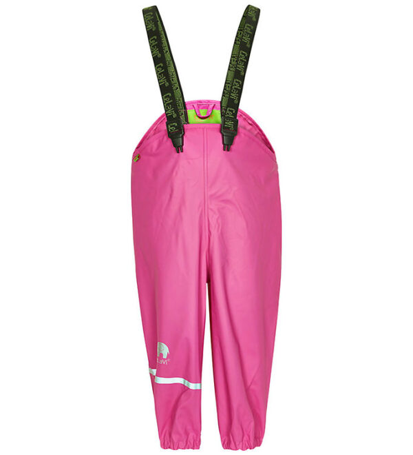 CeLaVi Regnbukser m. Seler - PU - Real pink