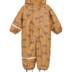 CeLaVi Regndragt m. Fleece - PU - Apple Cinnamon m. Print