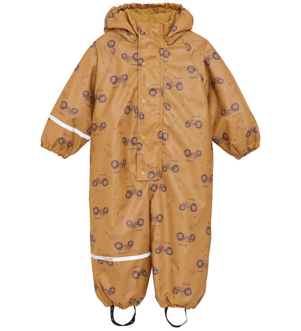 CeLaVi Regndragt m. Fleece - PU - Apple Cinnamon m. Print CeLaVi Regndragt m. Fleece - PU - Apple Cinnamon m. Print