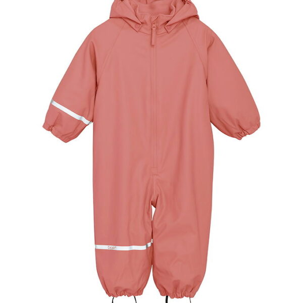 CeLaVi Regndragt m. Fleece - PU - Brick Dust