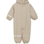 CeLaVi Regndragt m. Fleece - PU - White Pepper