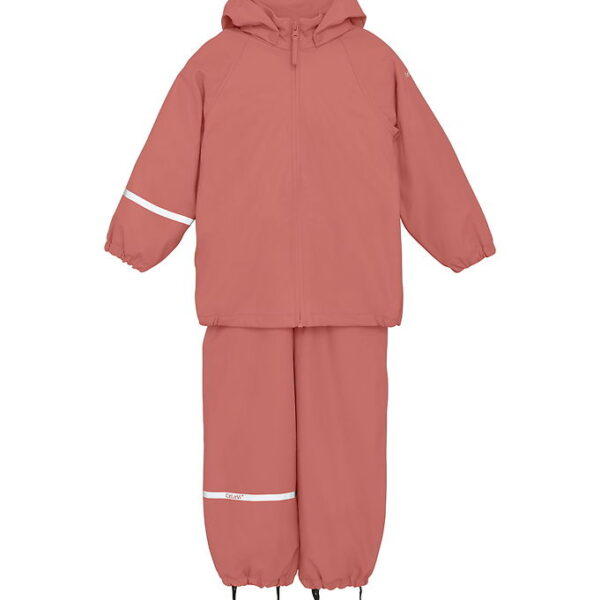 CeLaVi Regntøj m. Seler/Fleece - Recycle PU - Brick Dust