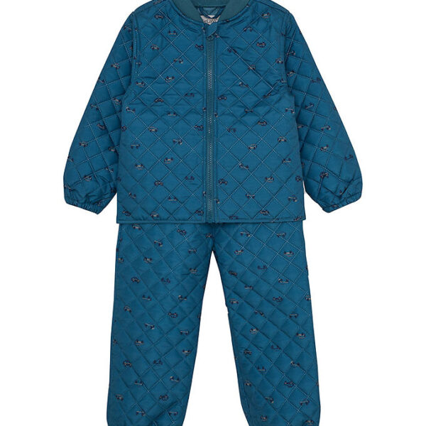 CeLaVi Termotøj - Ice Blue m. Biler