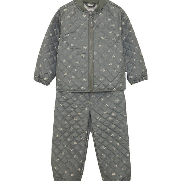 CeLaVi Termotøj - Quiltet - Mulled Basil m. Print