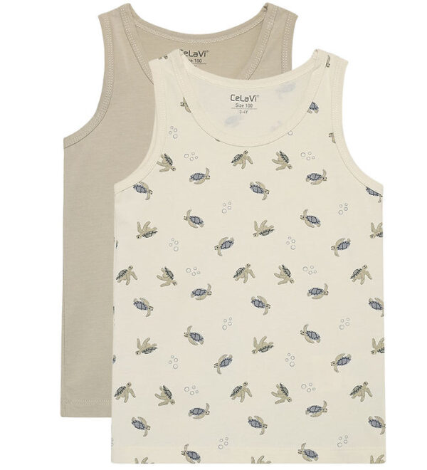 CeLaVi Undertrøje - Viskose - 2-pak - Turbulence CeLaVi Undertrøje - Viskose - 2-pak - Turbulence