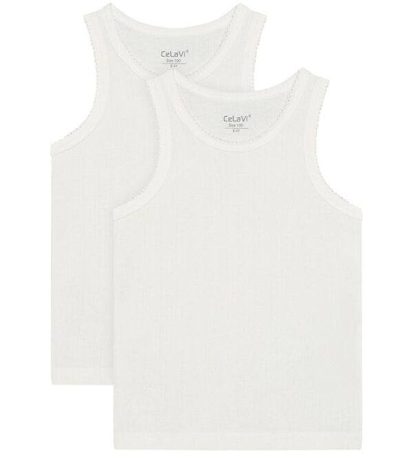 CeLaVi Undertrøjer - 2-pak - Marshmallow White