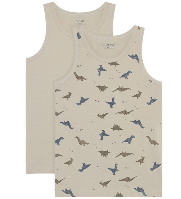 CeLaVi Undertrøjer - 2-pak - Silver Lining