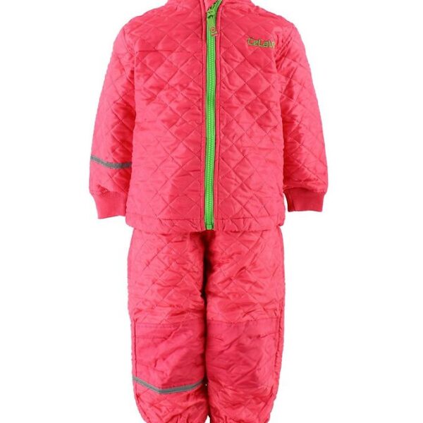 Celavi Termotøj - Mørk Koral m. Grøn